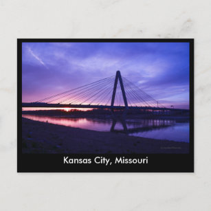 Kansas City, MO - Christopher S. Bond Bridge Postcard