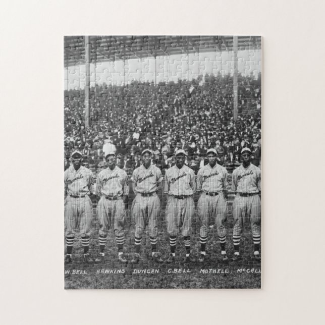 Kansas City Monarchs baseball team, 1924 Jigsaw Puzzle (Vertical)