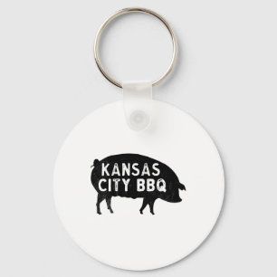 Kansas City Pig Bbq Keychain