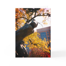 Kansas City Plaza Horse Fountain in Autumn