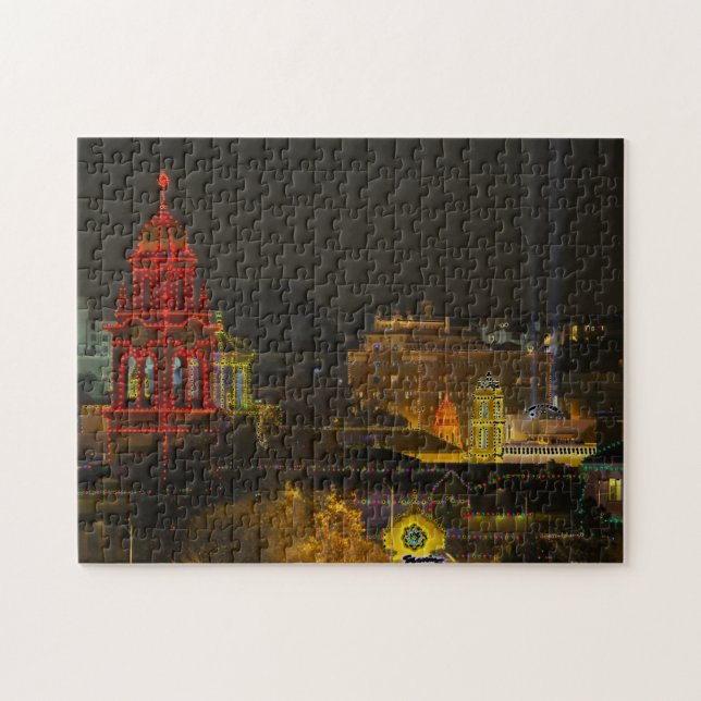 Kansas City Plaza Lights Jigsaw Puzzle (Horizontal)