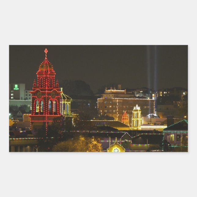 Kansas City Plaza Lights Sticker (Front)