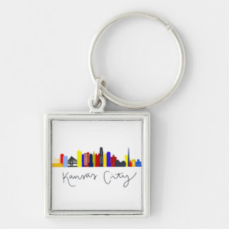 Kansas City Skyline Keychain