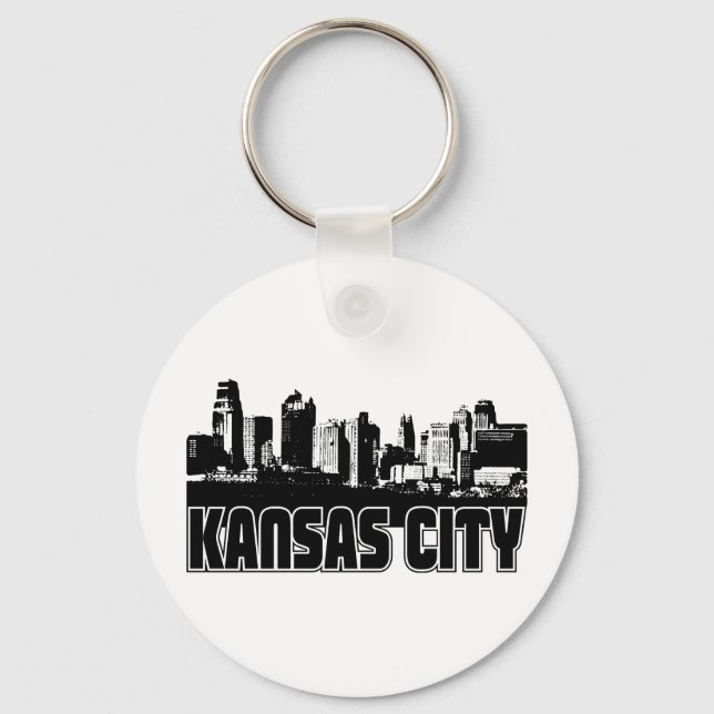 Kansas City Skyline Keychain (Front)
