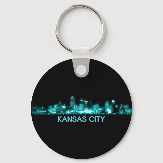Kansas City Skyline Keychain (Front)