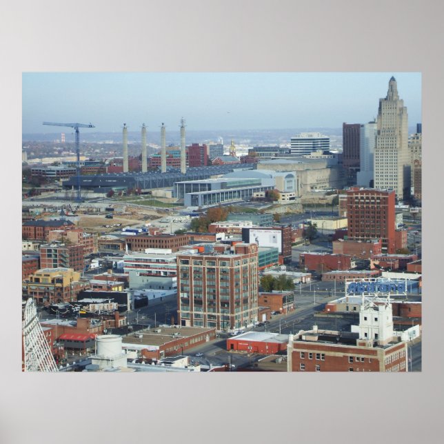 Kansas City Skyline Poster (Front)