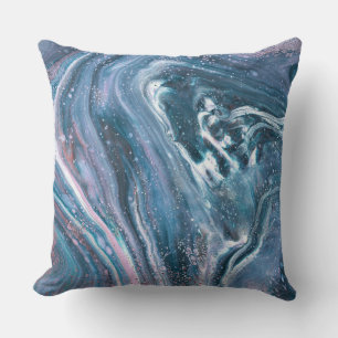 Kansas City Special 2 Ice Blue Throw Pillow