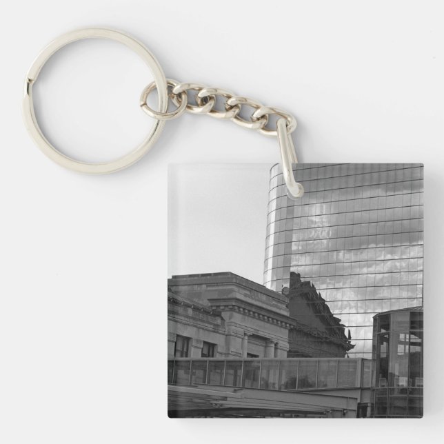 Kansas City The Link Architecture Photo Keychain (Front)