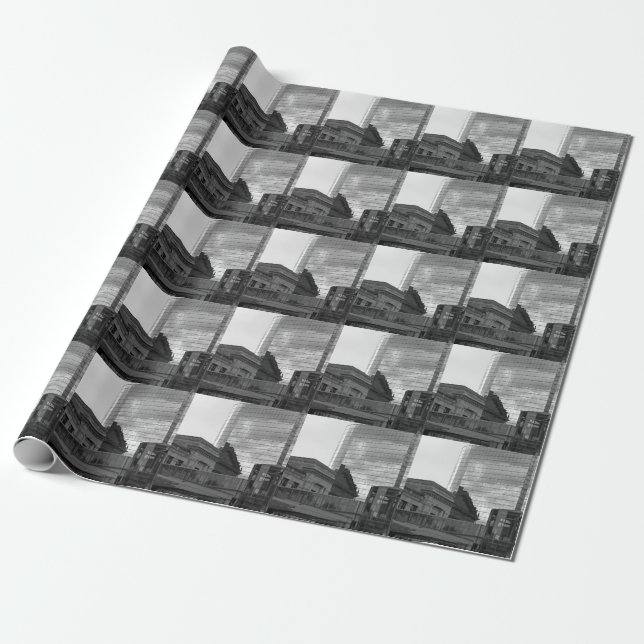 Kansas City The Link Architecture Photo Wrapping Paper (Unrolled)