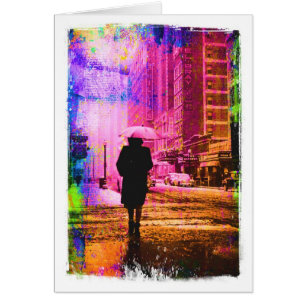 Kansas City W. 12th Street, Colorful Grunge Border