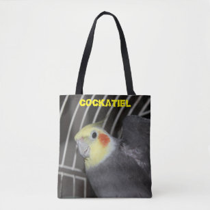 Kansas Cockatiel closeup Tote Bag