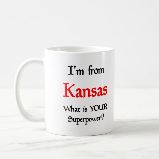 kansas coffee mug (Left)