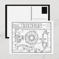 kansas colour me collage