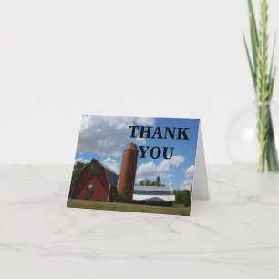 Kansas Country Red Barn Card