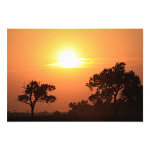 Kansas Country Sunset Photo Print