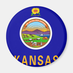 Kansas Flag Magnet