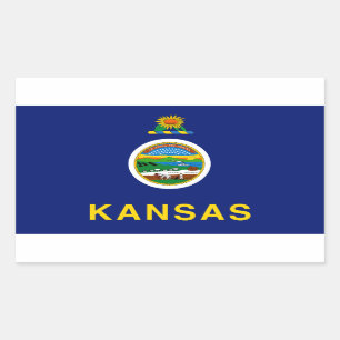 Kansas Flag Sticker