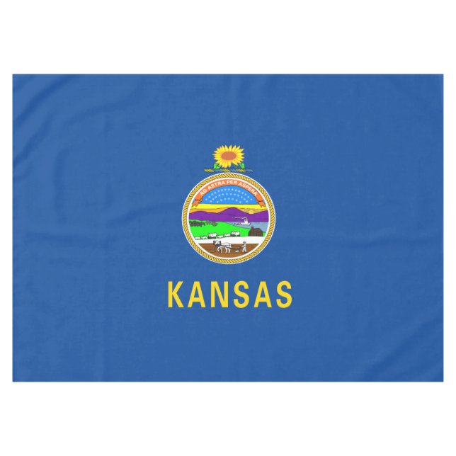 Kansas flag tablecloth (Front (Horizontal))