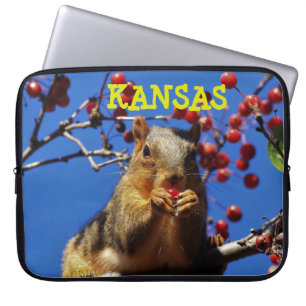 Kansas Fox Tail Squirrel Lap Top Sleeve