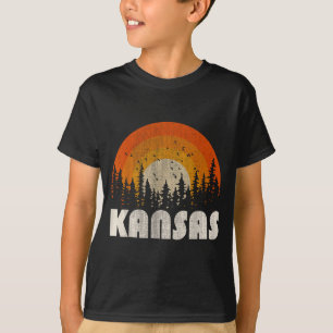 Kansas - funny nature vintage hiking 60s 70s 80s T-Shirt