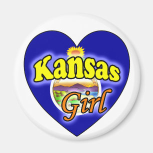 Kansas Girl Magnet