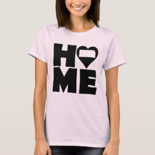 Kansas Home Heart State Tees T-Shirt