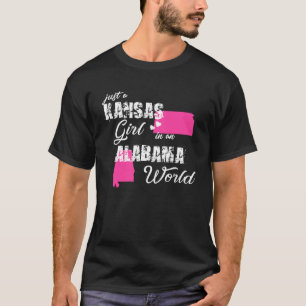 Kansas  Just a Kansas girl in an Alabama T-Shirt