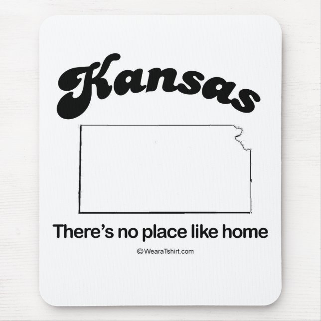 KANSAS - "KANSAS STATE MOTTO" T-shirts and Gear Mouse Pad (Front)