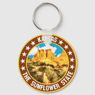 Kansas keychain