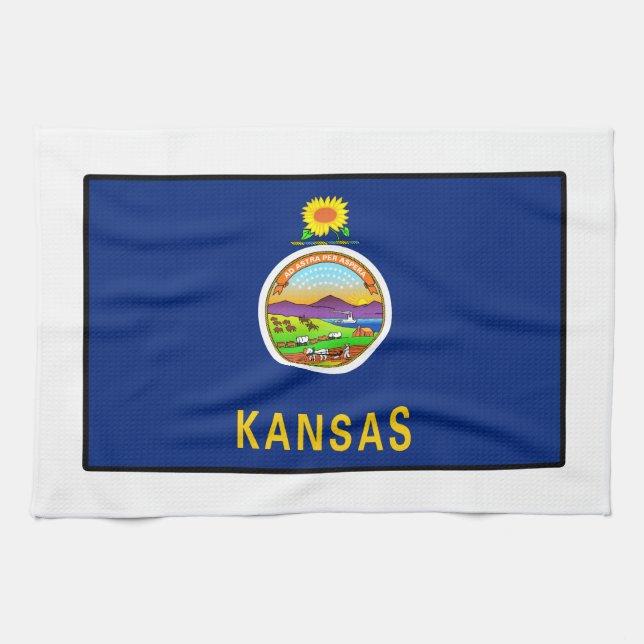 Kansas Kitchen Towel (Horizontal)