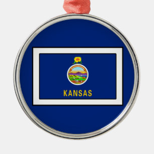 Kansas Metal Ornament