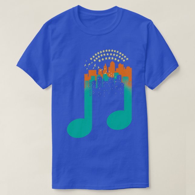 Kansas Music city  T-Shirt (Design Front)