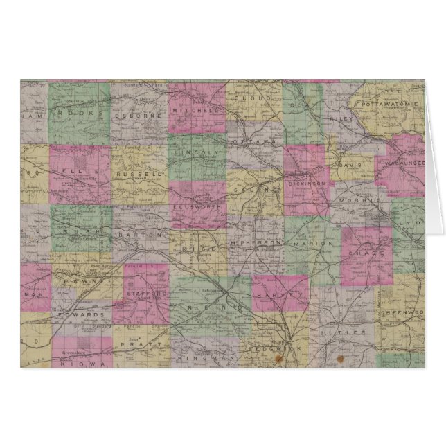 Kansas Official Topographical State Atlas (Front Horizontal)
