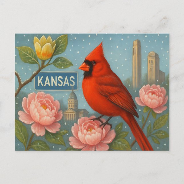 KANSAS Postcard (Front)