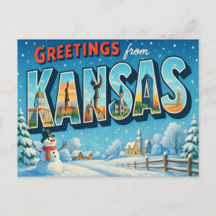 KANSAS Postcard