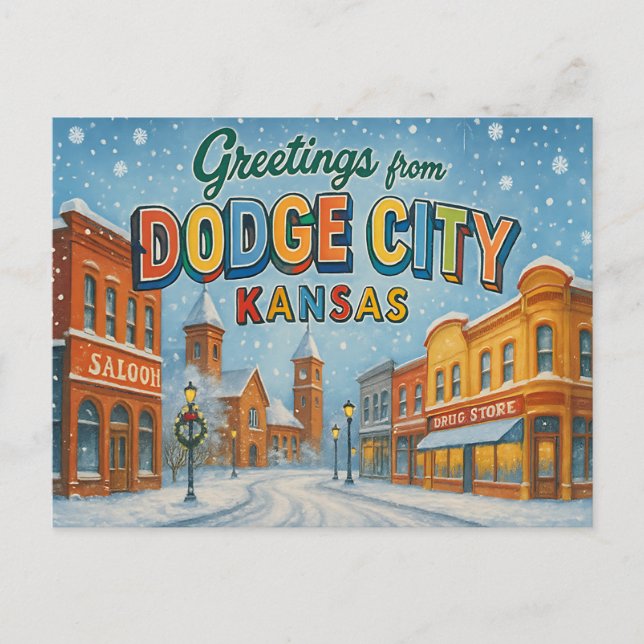 KANSAS Postcard (Front)