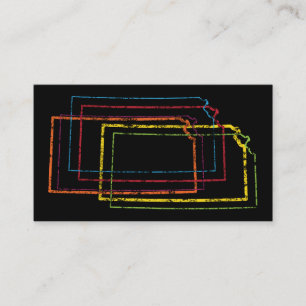 kansas pride blur business card