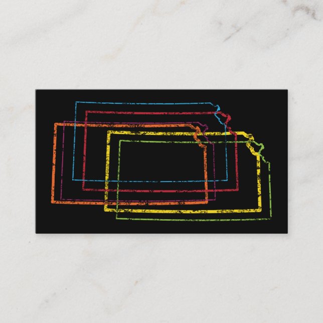 kansas pride blur business card (Front)