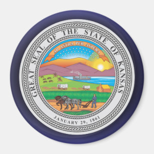 Kansas Seal Magnet