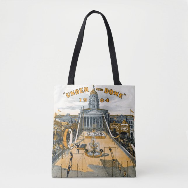 Kansas Semi-Centennial. State House Grounds. Tote Bag (Front)