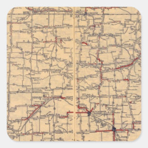 Kansas Square Sticker