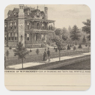 Kansas Square Sticker