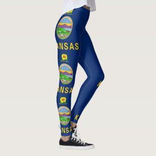 Kansas State Flag Leggings