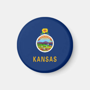 Kansas State Flag Magnet