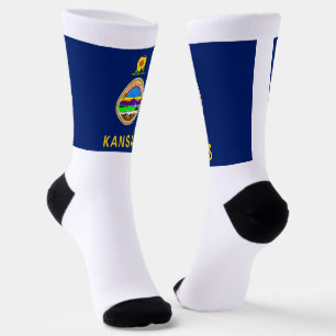 Kansas State flag Socks