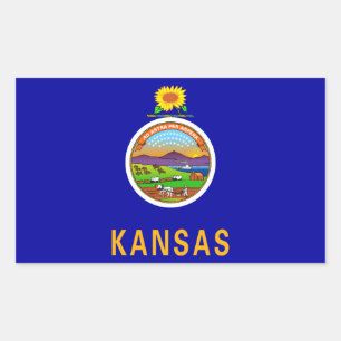 Kansas State flag Sticker