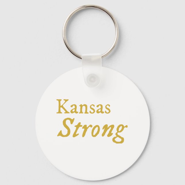 Kansas Strong   Keychain (Front)