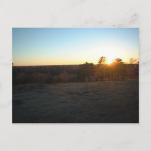 Kansas Sunset Postcard