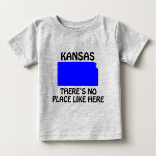 Kansas - There's No Place Like Here Baby T-Shirt