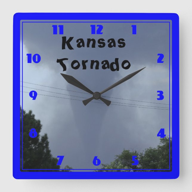 Kansas Tornado CLOCK (Front)